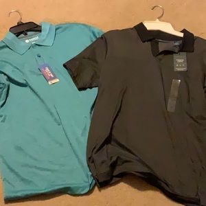 Men’s Small  lot of 2 Dress polo shirts #010103